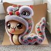 Cute Cartoon Snake Baby Plush Pillow