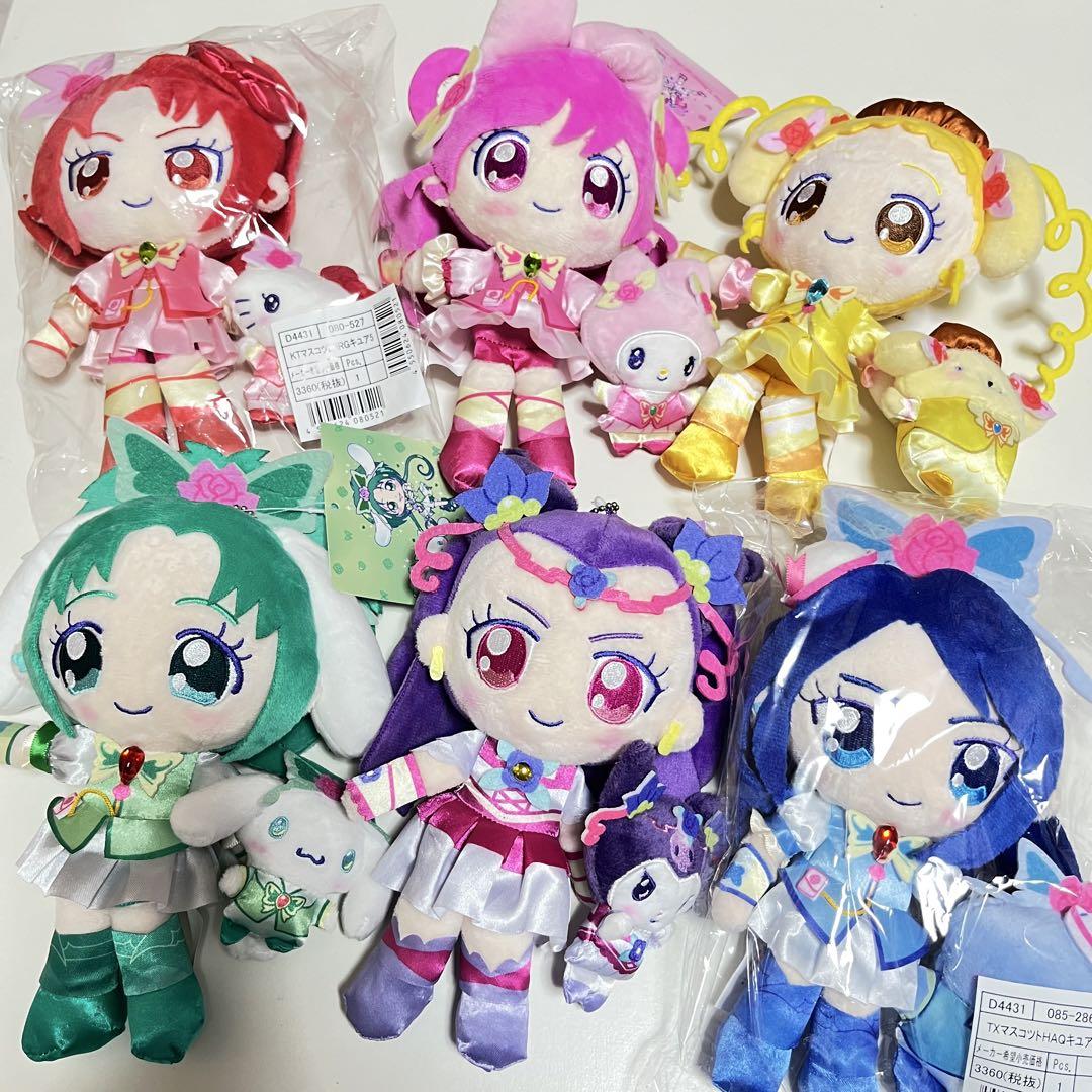

Плюшевий брелок з талісманом Sanrio Precure Collabo, 6 типів повного комплекту