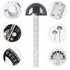 Stainless Steel Angle Protractor 12-Inch Adjustable Protractor Square  Woodworking