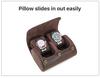 Retro Crazy Horse Leather Watch Box: Portable Travel Storage for Couples