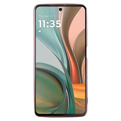 KADEM For Motorola Moto G75 5G Case Flower Pattern TPU Gradient Phone Cover with Lanyards