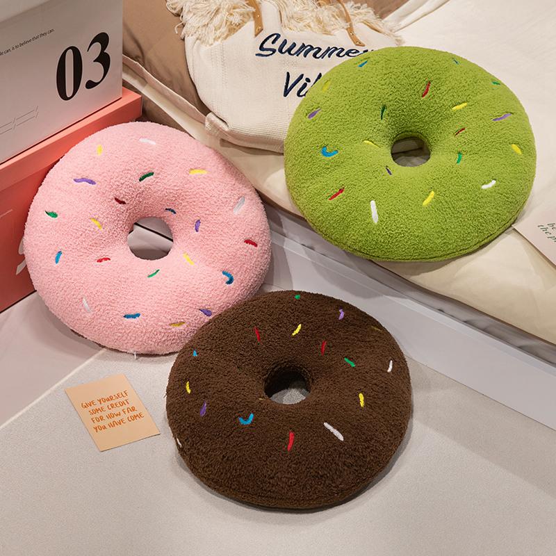 Plush Pillow Throw Toy Doughnut Cloud Moon Five Pointed Star Cushion Sofa