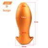 Soft Egg Butt Plug Big Anal Plug Silicone Anal Vaginal Dildo Plug Ball Prostate Anus Expander Erotic Anal Sex Toys For Woman Men