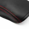 Fits 2008-2012 Honda Accord LEATHER Center Armrest Console Lid Cover 1*Black+Red