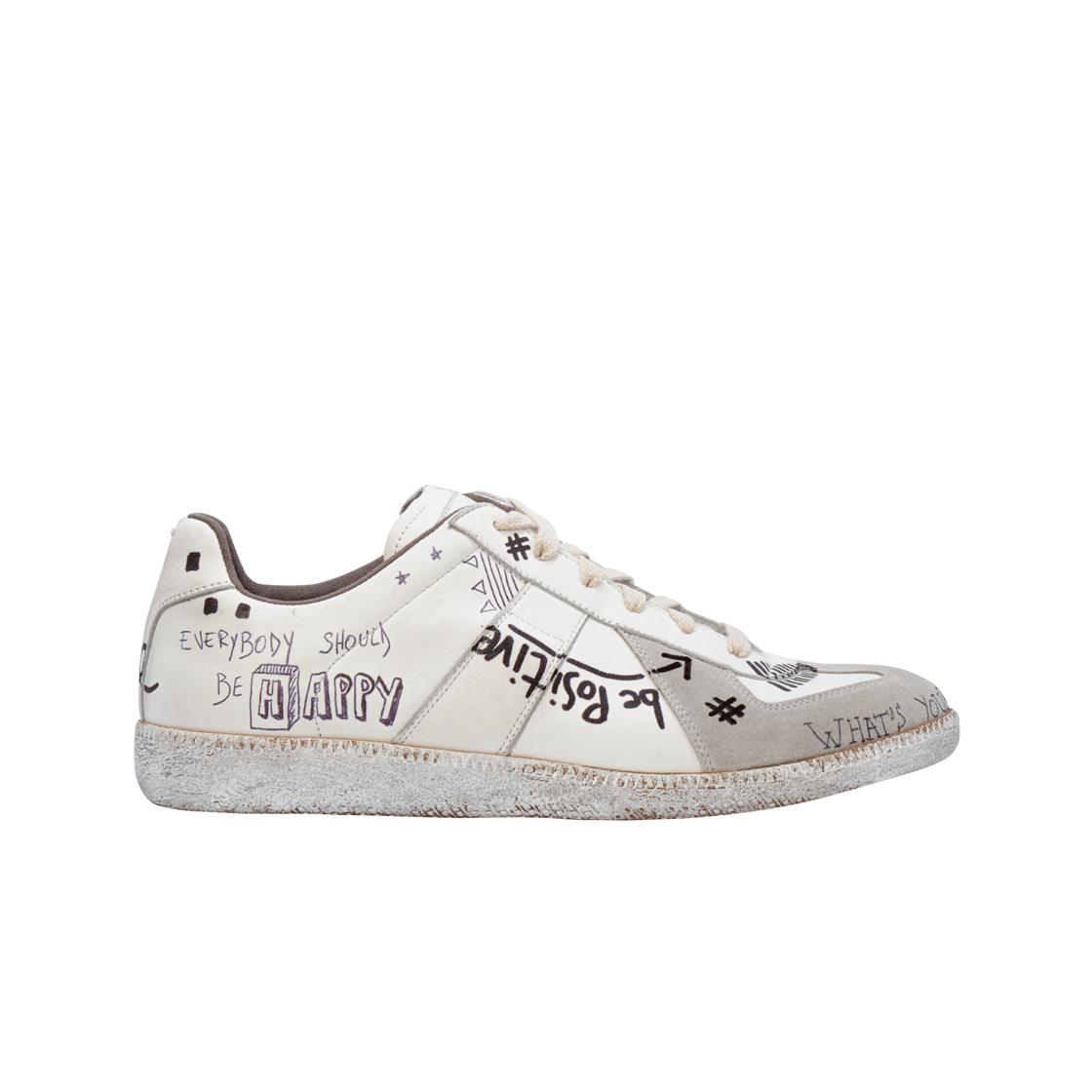 

Кроссовки Maison Margiela Replica Graffiti Белые EU 40