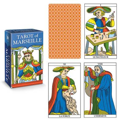 [R2813] - Mini Designer Tarot 'Tarot De Marseille' - 9x6x4 Cm
