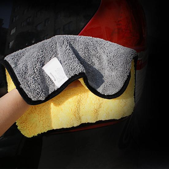 Wash Towel Good Durability Strong Water Adsorption Microfiber Double Side Cleaning Detailing Cloth for Car