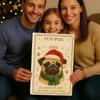 Mops Adventskalender 2025, 24 Tage Weihnachts-Adventskalender mit niedlichen Mops-Hängeornamenten, Weihnachtsgeschenk für Hundeliebhaber