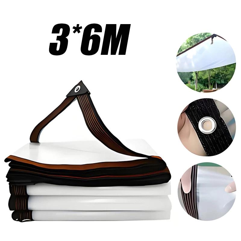 Transparent Waterproof Cloth Thickened Oilcloth Garden Rainproof Plastic Cloth Plant Cold-Proof Heat Insulation Tarpaulin