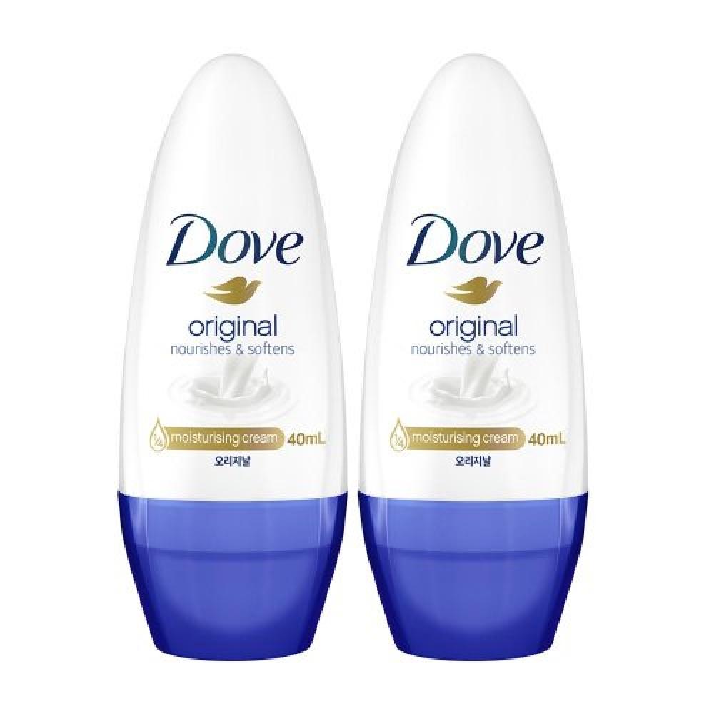 Dove Deodorant Roll On 40ml Original X 2 none