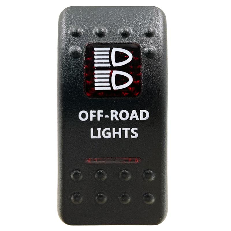 Dual Red Lens Rocker Cap Night Illumination for Car Boat Carling Navara Red Led Rocker Switch Actuator Replacement Cover Only Switches4