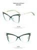 Butterfly Cat-Eye TR90 Anti-Blue Light Eyeglass Frames - European & American Style 2077
