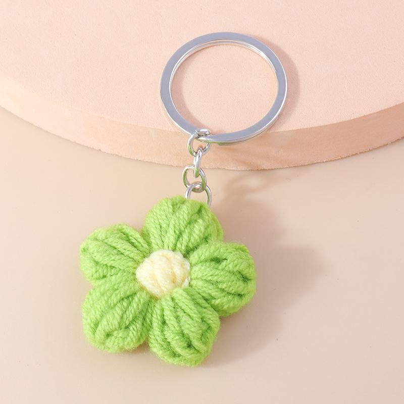 Lovely Handmade Bee Keychain Animal Key Ring Pendants for Women Girls Handbag Decor DIY Kid's Jewelry Gifts