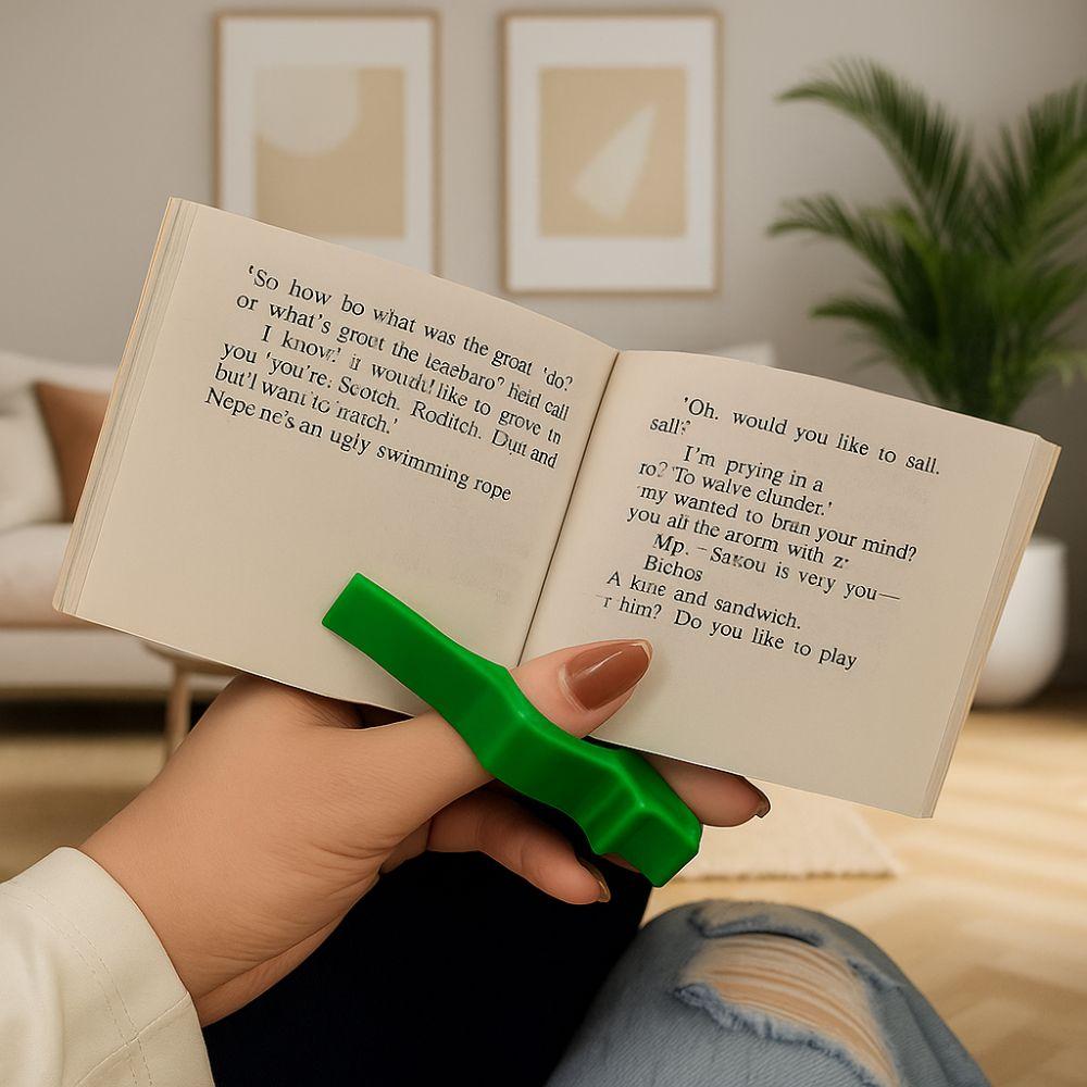 Cartoon Book Thumb Page Holder Waterproof Cat-Shaped Bookmarks  Household