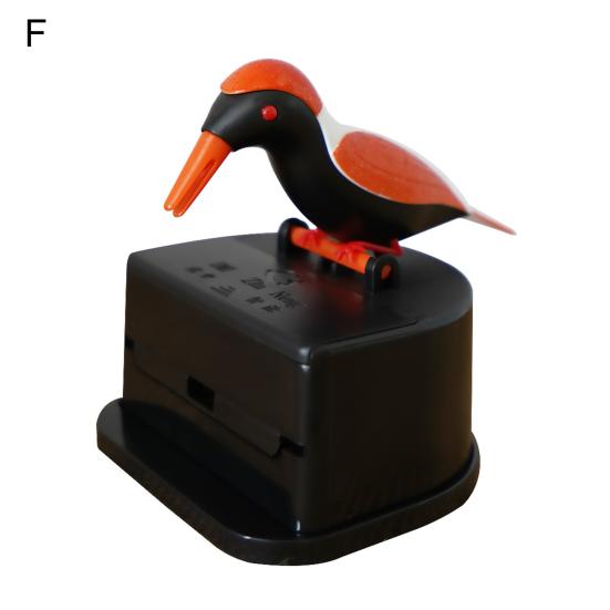 Toothpick Container Clean Push-on Design Large Capacity 3D Bird Shape Toothpick Dispenser Household Supplies