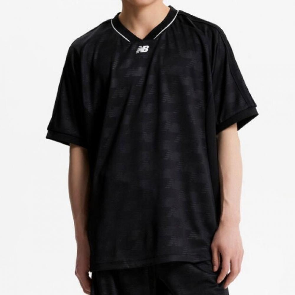 

New Balance Basketball Short Sleeve Jersey Nbnef21573 19 Uni 100