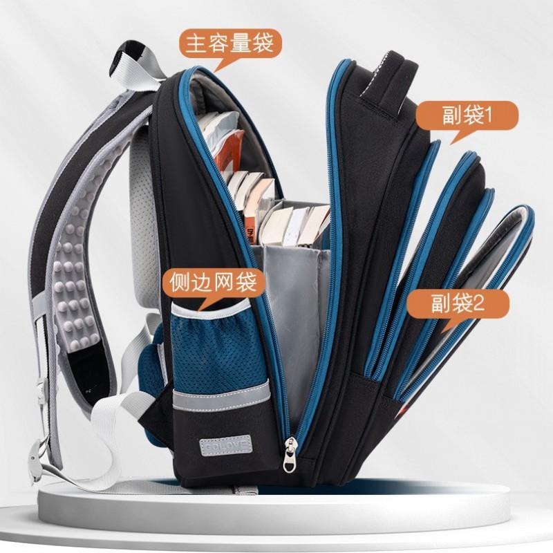 Kids School Backpack Girls Grade 1-2 Lightweight Breathable Ergonomic Design With Padded Straps Cartoon Print