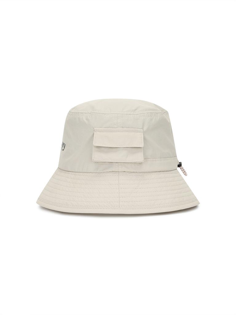 DISCOVERY EXPEDITION Outdoor Pocket Bucket Hat (Beige)