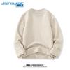 Jeanswest Unisex Solid Round Neck Knit Pullover Sweater