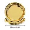 Bronzing 7-Inch 9-Inch Plate Disposable Party Supplies Paper Plate Party Dinner Plate Cake Plate Dessert Plate