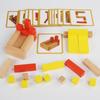 Wooden Geometric Logic Blocks: Interactive Parent-Child Brain Puzzle Toy