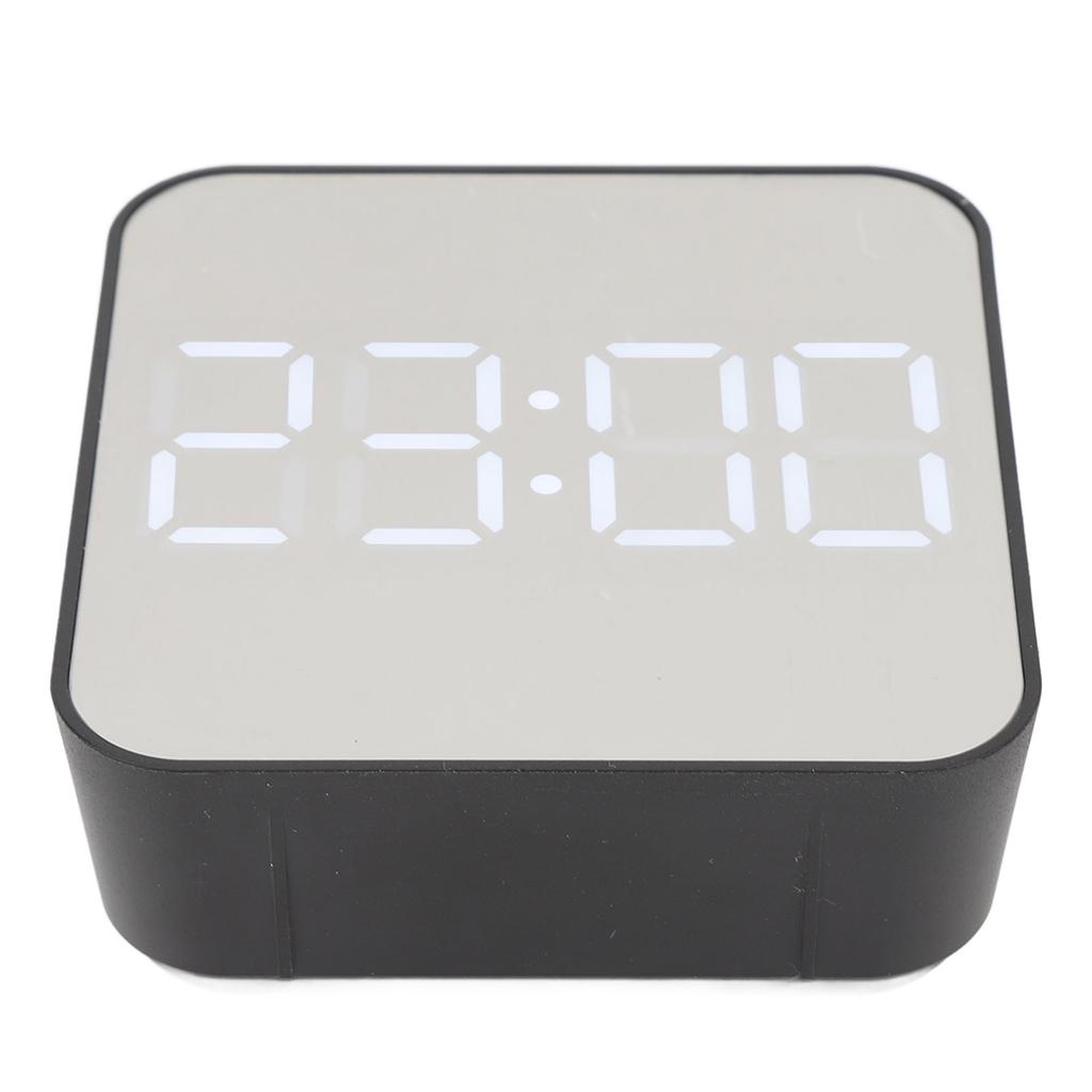 LED Digital Clock 2 Alarm Settings Multifunctional Small Electronic Alarm Clock with Temp Date Display for Bedroom