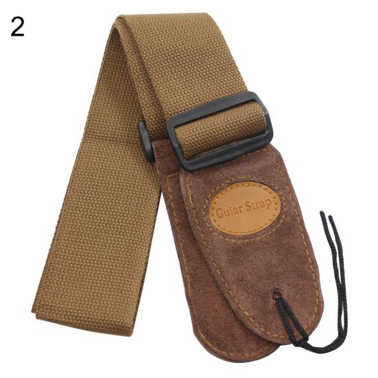 Widening Folk Acoustic Bass Cotton Adjustable Electric Guitar Belt Guitar Strap