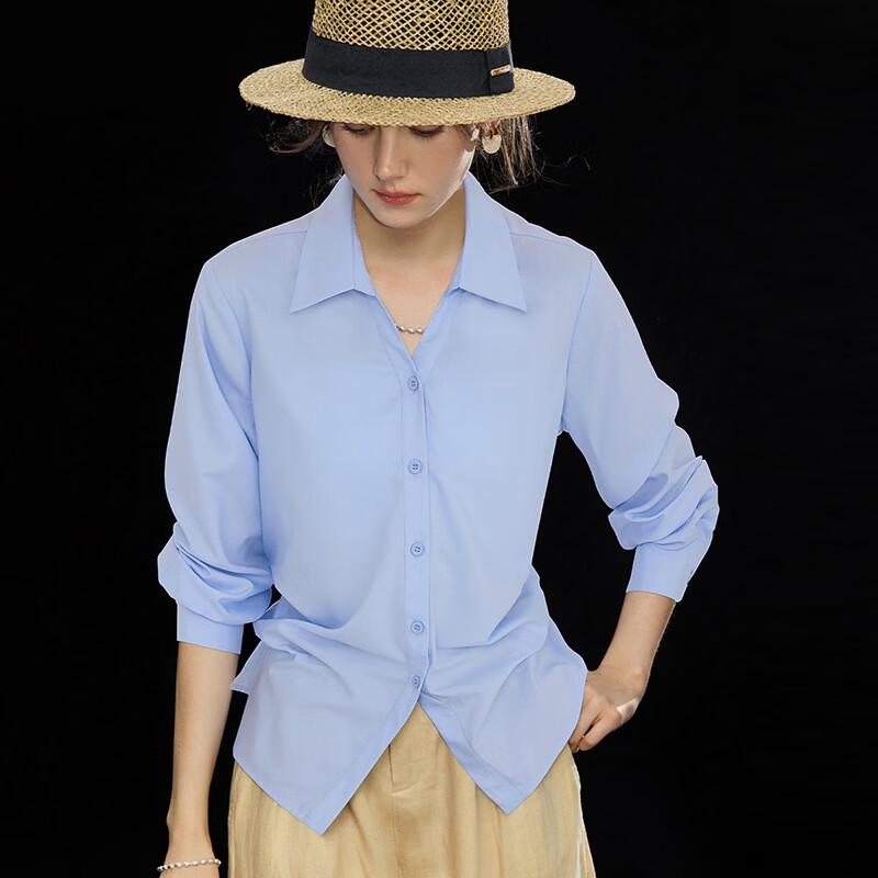 Modal Blend Turn-Down Collar Commuter Shirt