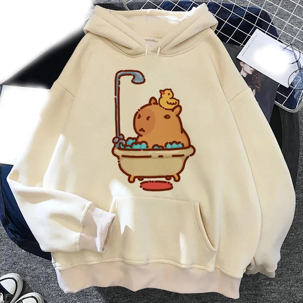 

Kawaii Capybara Graphic Printed Hoodies Fashion Casual Hoodie Sweatshirts Oversized Pullovers Autumn Winter Fleece Hoodie 3XL