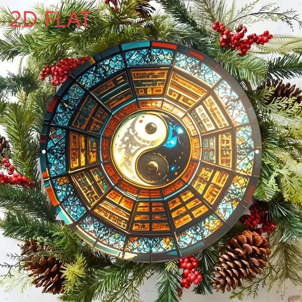 2D Flat Metal Wall Sign Decor