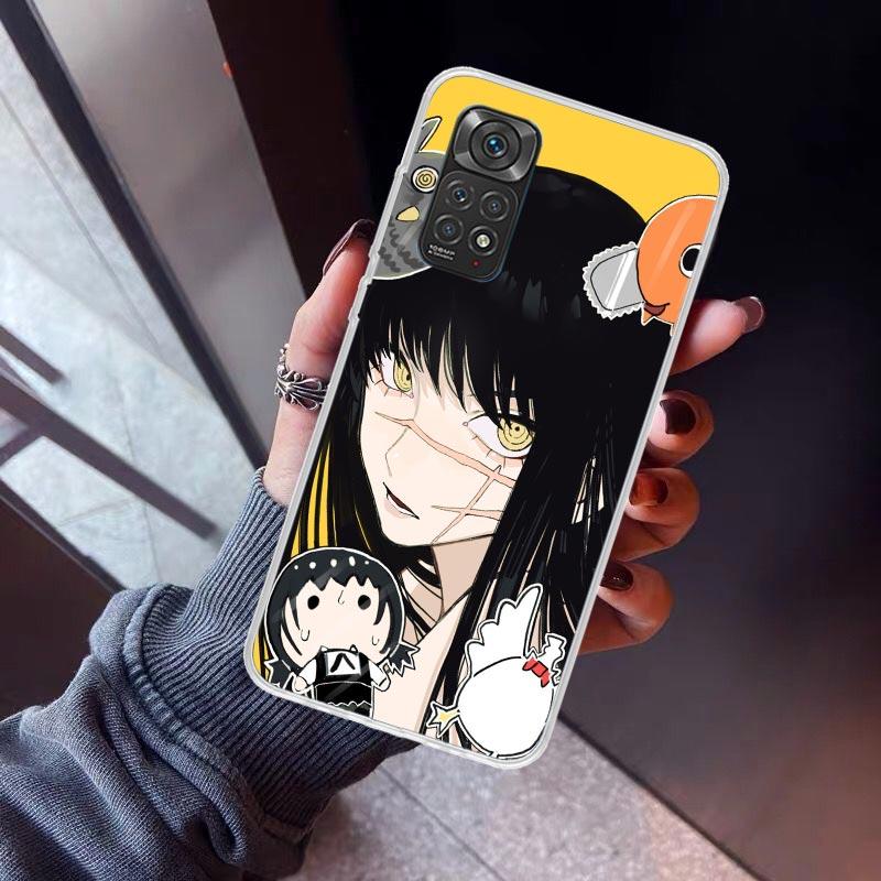 C-Chainsaw Mans Yoru War Devil Phone Case For Xiaomi Poco X5 X6 X7 Pro F7 Ultra M7 Redmi 15C 15 13C 13 12C 12 10 10C 10A 9 9C 9T