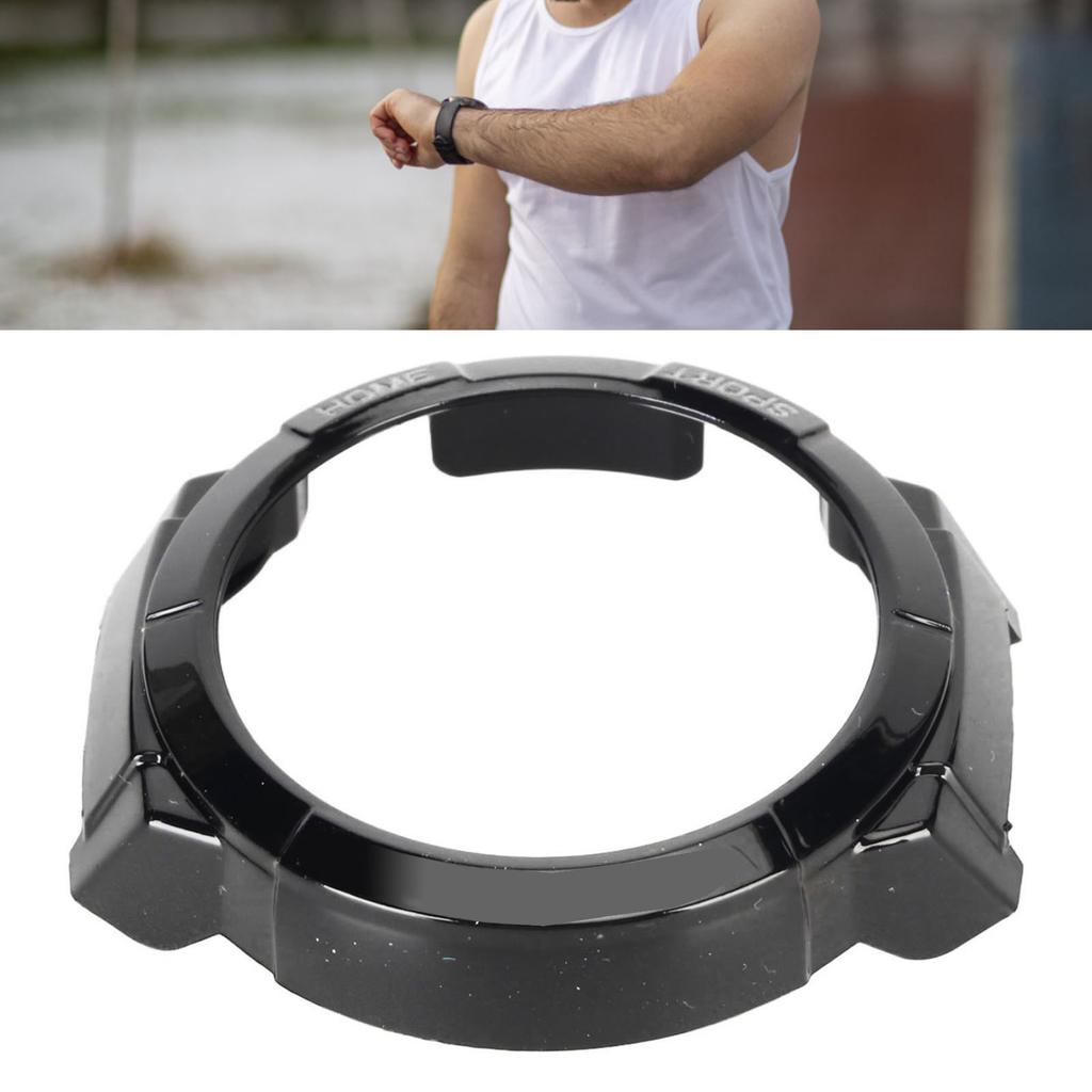 Shockproof Protective Cover Frame Watch Hard Bumper Case Replacement Accessory Fit for GS Smart Watch Black and White