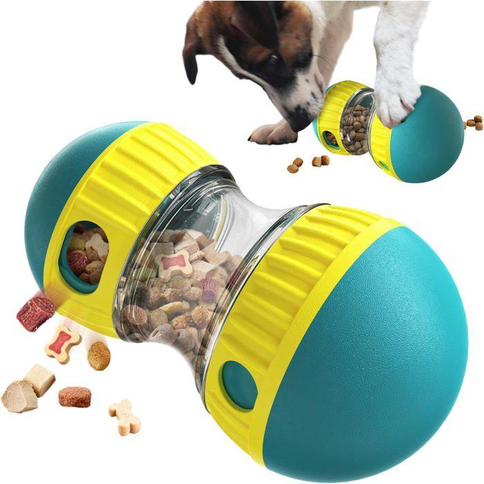 Jouet interactif pour Chien, Jouet Indestructible pour Chiot, Mangeoire, Distributeur de friandises