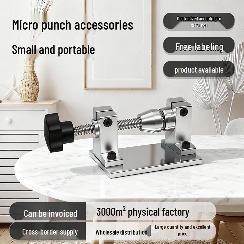 Aluminum Alloy Mini Lathe Tailstock for DIY Wood and Bead Drilling
