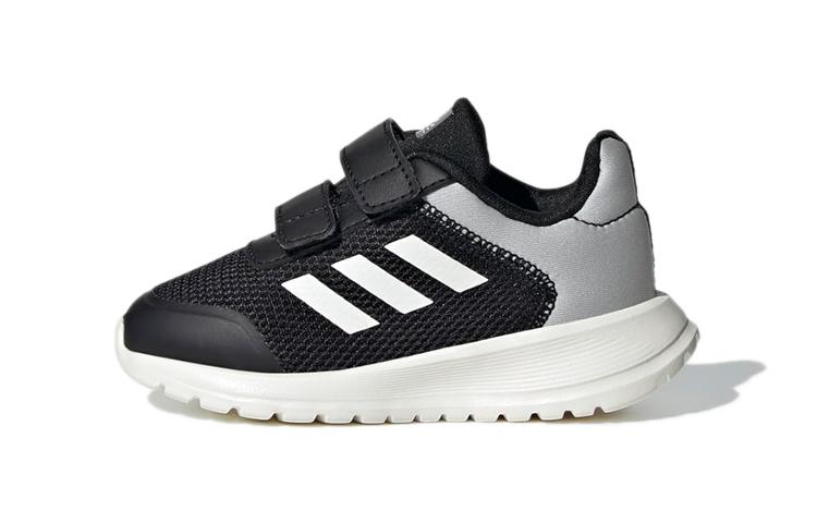 adidas Fabric Abrasion Resistant Abrasion Resistant Low Top Toddler Shoes Black Gray Baby GZ5856