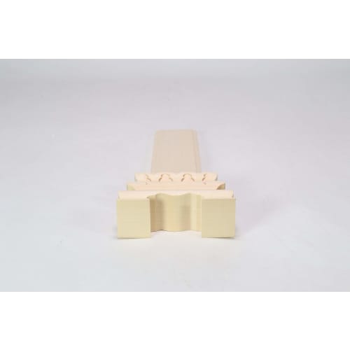 Buddhist Altar Set, Plain Wood, Three-tiered, 7.5 Sun, Width 11.0 X Thickness 3.9 X Length 31.3 Cm, Talisman Section: Width 6.0 X Length 22.6 Cm, for