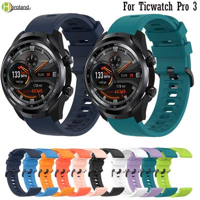 Silikonarmband für Ticwatch Pro 3 GPS / GTX / E2 / S2 / LTE Armband für Ticwatch Pro / Ticwatch E 2 Armband