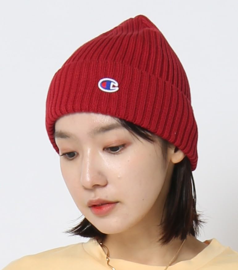Champion Knit Cap Free Size 590-002A, Black, 57-59cm,