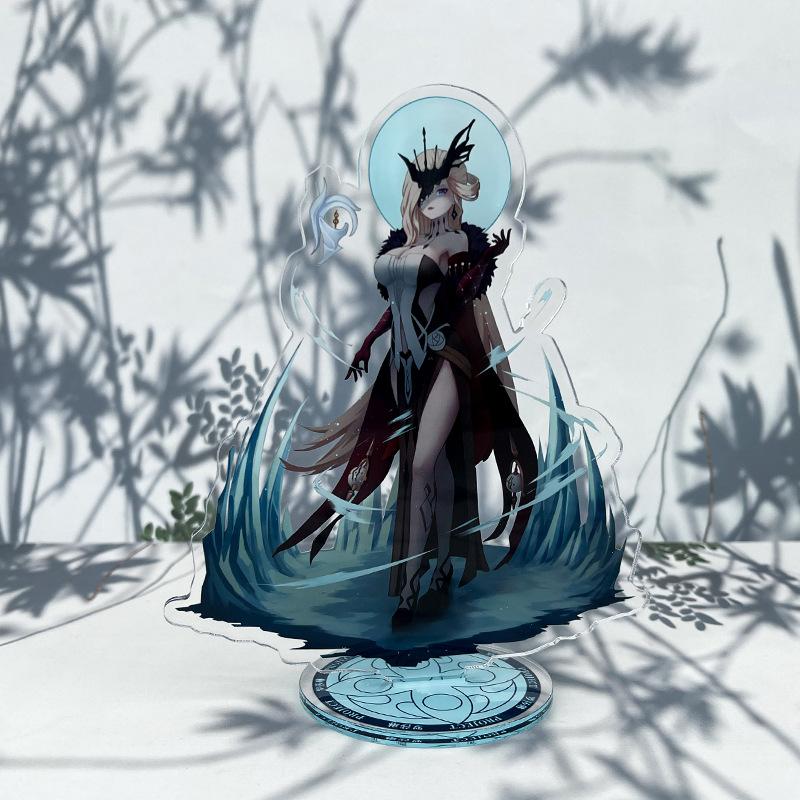 

Игровая аниме-акриловая модель для косплея, подставка для персонажа, акриловая подставка для фигурки, окрашенный декор стола, орнамент, подарок