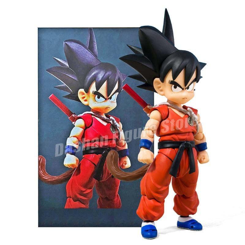SHF Son Goku Innont Challenger Action Figure Dragon Ball Anime Movable Collection Doll Goku Kid Figurine PVC Model Toys Gifts