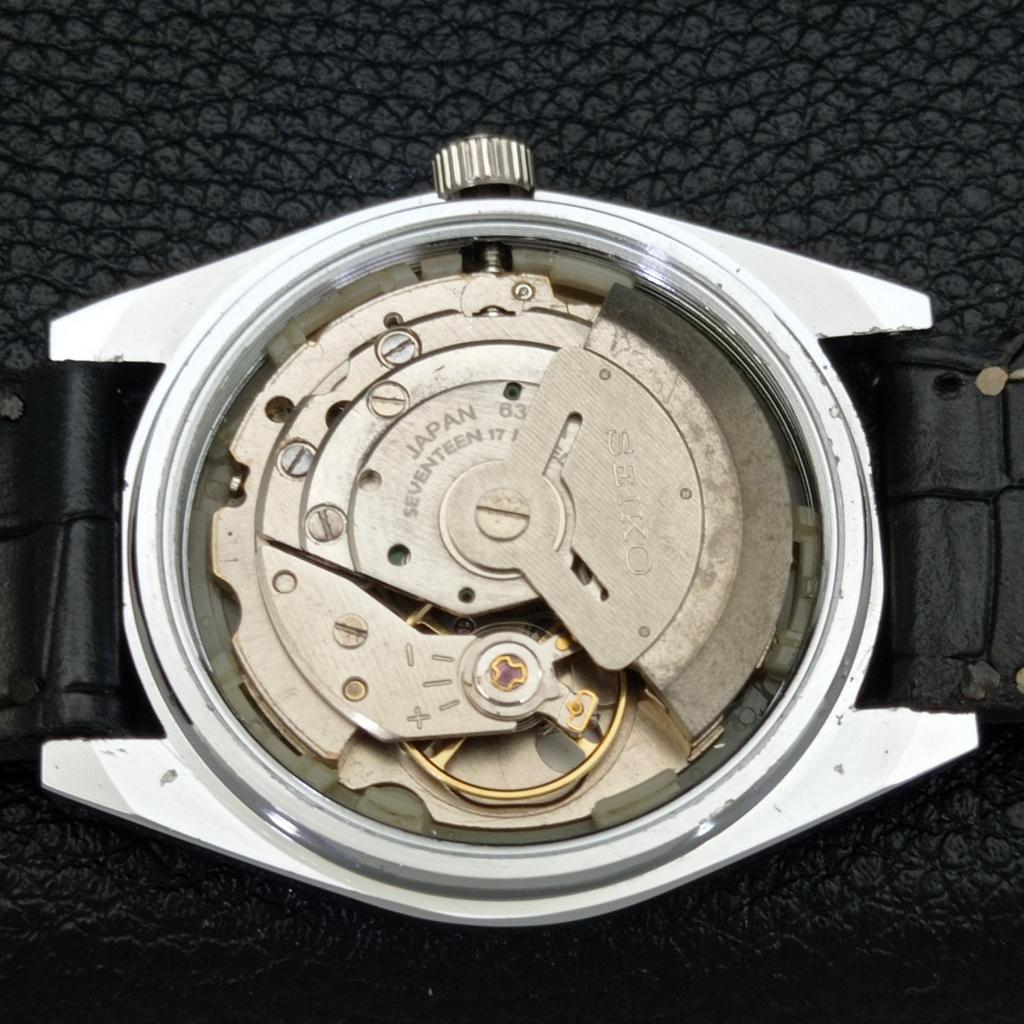 SEIKO 5 AUTOMATIC JAPAN MENS 6309A REFURBISHED BLACK COLOR DIAL WATCH a440314-4 Sk-a440314