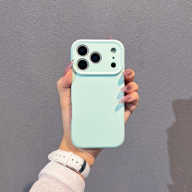 Liquid Silicone Is Suitable for iPhone17 Pro Mobile Phone Case, Simple Skin Feel, Apple 16 Pro All-inclusive Anti-drop Protective Case.