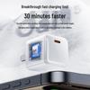 Compact PD35W GaN Charger with Fast Charging Cable for iPhone 8-16, 3C Certified