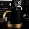 Stainless Steel Coffee Spoon Lovely Cute Cat Shape Teaspoon Dessert Snack Scoop Ice Cream Mini Spoons