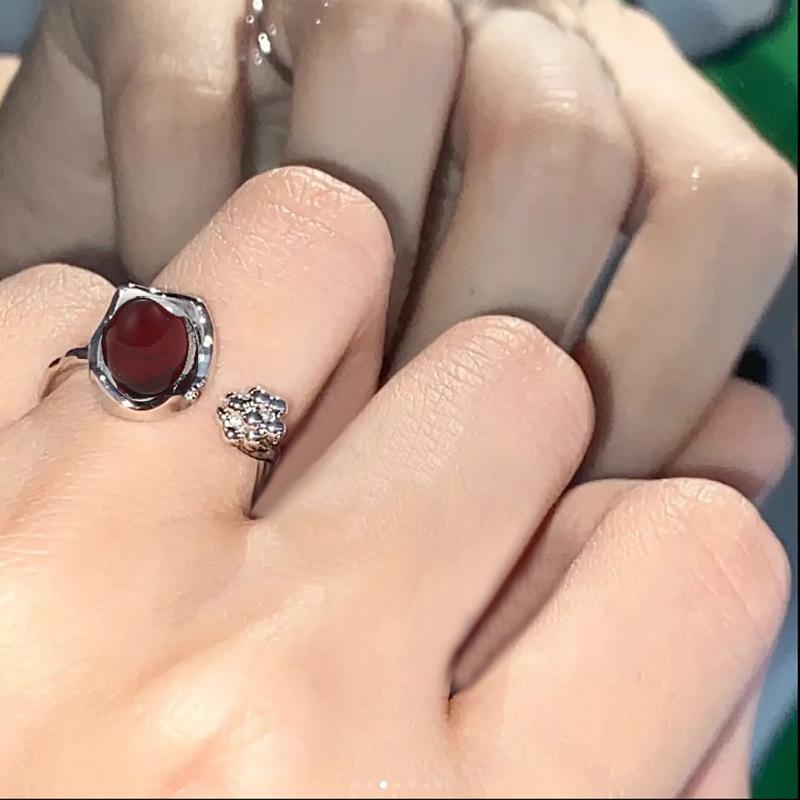 Moonstone Vintage Adjustable Luxury Index Finger Ring