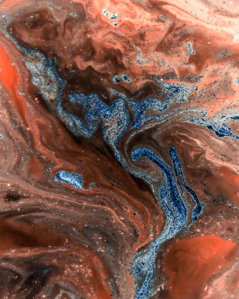 Mosimoso Home BM003 Digital Printed Dot Sole Bath Mat