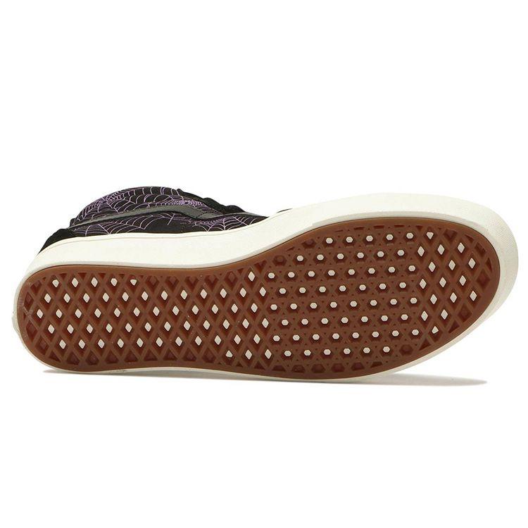 Vans Sk8 Comfycush Retro High-Top Skate Shoes Unisex Sneakers Black Purple VN0A3WMB4CJ