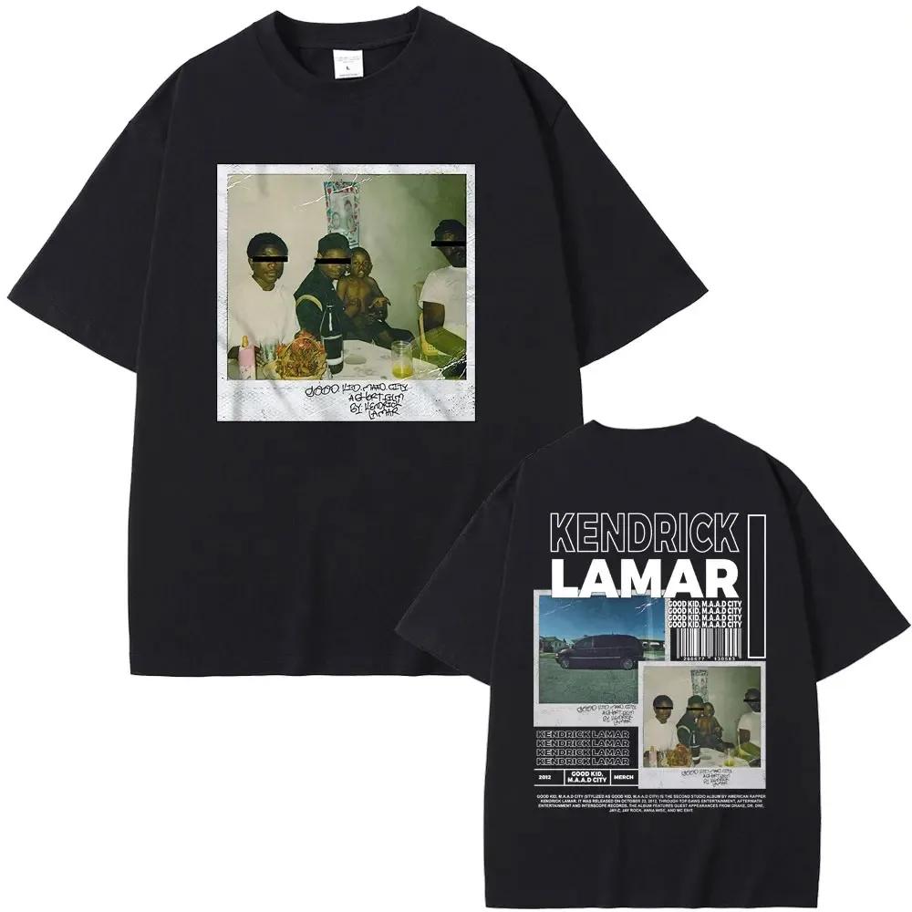 Rapper Kendrick Lamar Pimp A Butterfly Mr. Morale & The Big Steppers Album Graphic Print Tshirt Male Hip Hop Casual Tees