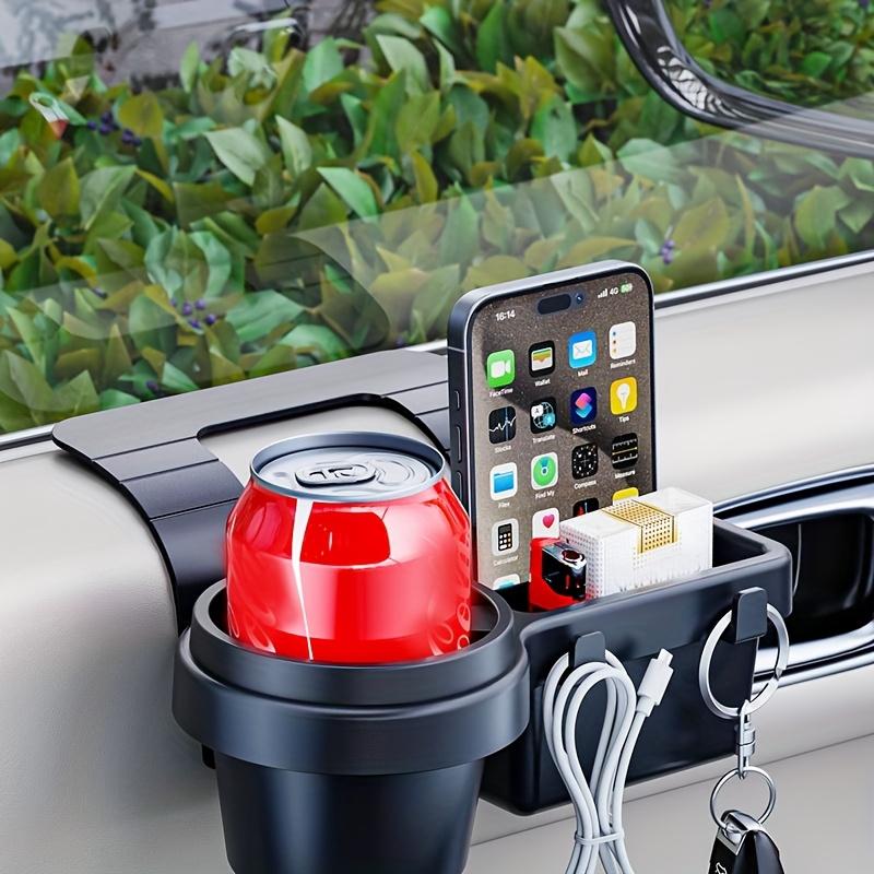 Car Door Hanging Storage Box Multifunctional Auto Window Placed Sundry Storage Basket Mobile Phone Holder Water Cup Holder
