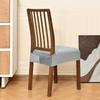 Simple Velvet Dining Chair Seat Covers Stretch Removable Chair Slipcover Washable Soft Seat Covers For Office Home Seats